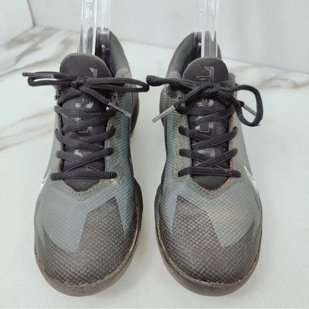 Nike Youth Force Trout Baseball Cleats, Black White, Sz 5Y